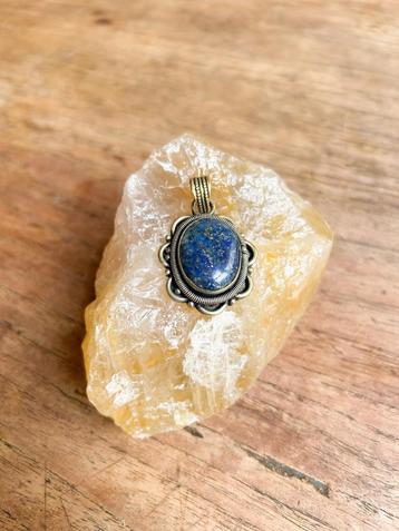 Zilveren hanger Lapis Lazuli beschikbaar voor biedingen