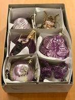 Diverse kerstballen kerstornamenten lila paars o.a Sissy Boy, Diversen, Kerst, Ophalen of Verzenden, Zo goed als nieuw