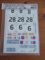 Matra MS11 conversion decals (F1 Specialties 1/12), Overige merken, Auto, Groter dan 1:32, Nieuw