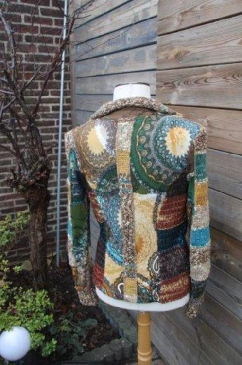Vest oker/ aqua lulu-H mt S Winter Vaste prijs AANBIEDING, Kleding | Dames, Truien en Vesten, Zo goed als nieuw, Maat 36 (S), Geel