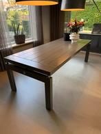 Zware kersenhouten tafel, Ophalen, 100 tot 150 cm, Design, 200 cm of meer