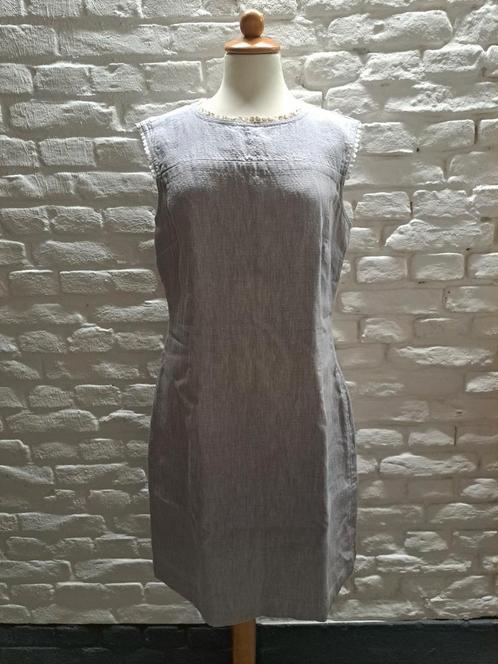 Jurk hobbs maat 42, Kleding | Dames, Jurken, Zo goed als nieuw, Maat 42/44 (L), Grijs, Knielengte, Verzenden