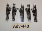 Adv-440 N Spoor Rechte Wissels 14951/53 Minitrix, Gelijkstroom, Trix, Rails, Ophalen of Verzenden