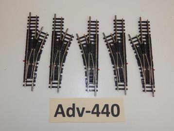 Adv-440 N Spoor Rechte Wissels 14951/53 Minitrix beschikbaar voor biedingen