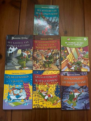 7x Geronimo Stilton boeken beschikbaar voor biedingen