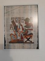 Ingelijste Egyptische papyrus, Antiek en Kunst, Ophalen of Verzenden
