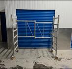 opvouwbare steiger met wielen, Doe-het-zelf en Verbouw, Ladders en Trappen, Ophalen of Verzenden, Zo goed als nieuw, Opvouwbaar of Inschuifbaar