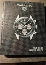 Nieuw; Tag Heuer Carrera boek - The Race Never Stops, Nieuw, Ophalen of Verzenden