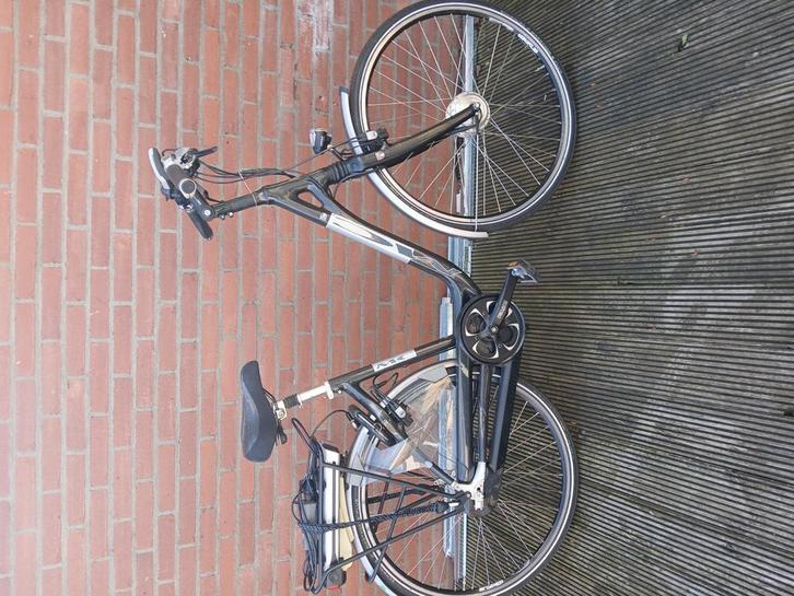 multicycle synergy carbon, Fietsen en Brommers, Elektrische fietsen, Gebruikt, 50 km per accu of meer, Ophalen