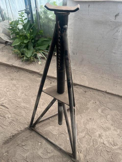 Set hoge assteunen 3 stuks assteun., Auto diversen, Krikken, Gebruikt, Garagekrik, Mechanisch, Ophalen