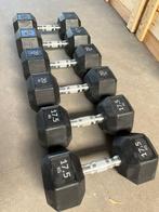 OPRUIMING! Technogym Dumbbell Set 17,5 kg- 20 kg- 22,5 kg, Ophalen of Verzenden, Benen, Dumbbell, Gebruikt