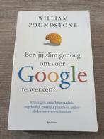 Ben jij slim genoeg om voor Google te werken? William, Ophalen of Verzenden, Gelezen