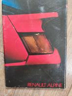 Renault alpine V6GT V6Turbo brochure 1985, Gelezen, Renault, Ophalen of Verzenden, Renault