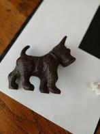 Mooi ijzeren Terrier Beeldje,(adv.296), Ophalen of Verzenden, Zo goed als nieuw, Hond of Kat, Beeldje of Figuurtje