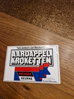 2315 Sticker Oude Beckers Aardappel Kroketten, Verzamelen, Ophalen of Verzenden, Gebruikt