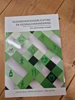 Gezondheidsvoorlichting & Gedragsverandering, Boeken, Studieboeken en Cursussen, Gamma, HBO, Ophalen of Verzenden, Johannes Brug, Patricia van Assema, Lilian Lechner
