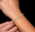 Chique 1 stuk 4 mm witte tennisarmband, Ophalen of Verzenden, Nieuw