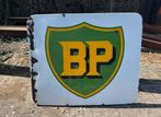 Vintage BP emaille Reclamebord XL, Verzamelen, Merken en Reclamevoorwerpen, Ophalen, Reclamebord, Gebruikt, .