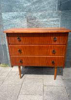 Vintage Teakhouten Ladekast, Huis en Inrichting, Kasten | Ladekasten, Ophalen, Gebruikt, Teakhout, Mid-Century