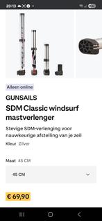 Gunsail mast vsrlenger 45 cm, Watersport en Boten, Windsurfen, Ophalen of Verzenden, Nieuw, Overige typen, Minder dan 5 m²