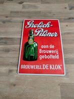Grolsch reclame bord, Ophalen of Verzenden, Zo goed als nieuw, Reclamebord, Plaat of Schild, Grolsch