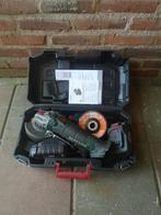 PARKSIDE zgan accu haakse slijpmachine 20v, Ophalen of Verzenden, Zo goed als nieuw, Boor- en Schroefmachine