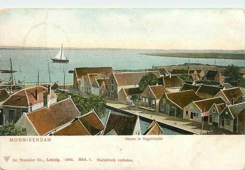 (388-067-017) Monnickendam Haven in Vogelvlucht, Verzamelen, Ansichtkaarten | Nederland, Noord-Holland, Ophalen of Verzenden