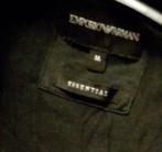 Emporio Armani Essential Polo Shirt Zwart M, Armani jeans, Zwart, Zo goed als nieuw, Verzenden