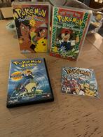 Pokémon pakket 2 vhs, 1dvd en pc-rom, 1 speler, Ophalen of Verzenden, Zo goed als nieuw, Vanaf 3 jaar