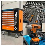NIEUW PROMO - Gereedschapkar(9L)+ Koffer + Slagmoersleutel, Auto diversen, Autogereedschap, Ophalen, Nieuw