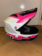 6D ATR-2 crosshelm roze wit maat XS, Motoren, Kleding | Motorhelmen, Overige merken, XS, Offroadhelm, Ophalen of Verzenden