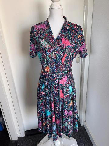 Lien & Giel Mooi frisse kleuren JURK mt 44 L staat XXL in beschikbaar voor biedingen