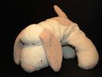TIAMO HOND SPIKKEL GROOT ZACHTE BADSTOF WIT MET BEIGE, Kinderen en Baby's, Speelgoed | Knuffels en Pluche, Verzenden, Nieuw, Hond