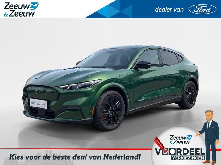 Ford Mustang Mach-E Standard RWD 75 kWh 268pk | €2.000.- k, Auto's, Ford, Bedrijf, Te koop, Mustang, 360° camera, ABS, Achteruitrijcamera
