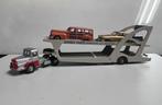 Dinky toy 39A Unic-boillot Autotransporter, Ophalen of Verzenden, Gebruikt, Bus of Vrachtwagen, Dinky Toys