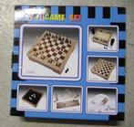 Nieuwe 7 in 1 spellen set ,o.a dammen , schaken , Kaarten, Een of twee spelers, Ophalen of Verzenden, Nieuw
