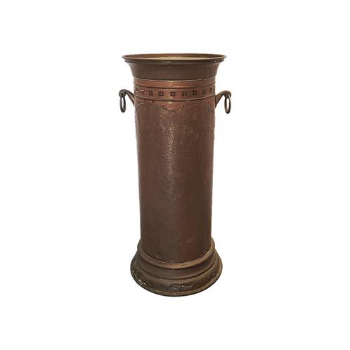 Art Nouveau koperen paraplustandaard, van rond 1900, Antiek en Kunst, Antiek | Woonaccessoires, Ophalen of Verzenden