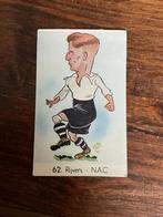 Voetbalplaatje karikatuur NAC Rijvers #62 NO PANINI, Ophalen of Verzenden, Poster, Plaatje of Sticker