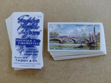 Thames Series complete set 25 cigarette cards REPRO beschikbaar voor biedingen