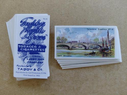 Thames Series complete set 25 cigarette cards REPRO, Verzamelen, Overige Verzamelen, Zo goed als nieuw, Ophalen