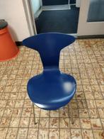 4 Fritz Hansen stoelen, Ophalen, Gebruikt, Blauw, Vier