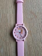 Roze Eenhoorn Horloge voor Kinderen, Ophalen of Verzenden, Zo goed als nieuw, Roze, Meisje