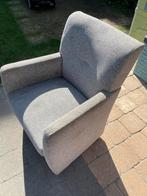 Vijf eetkamer stoelen met wieltjes - bieden, Huis en Inrichting, Fauteuils, Ophalen, Gebruikt, Minder dan 75 cm, 50 tot 75 cm