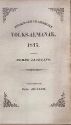 Noord-Brabandsche Volks-Almanak 1845 Leesgezelsc Zevenbergen, Antiek en Kunst, Ophalen of Verzenden