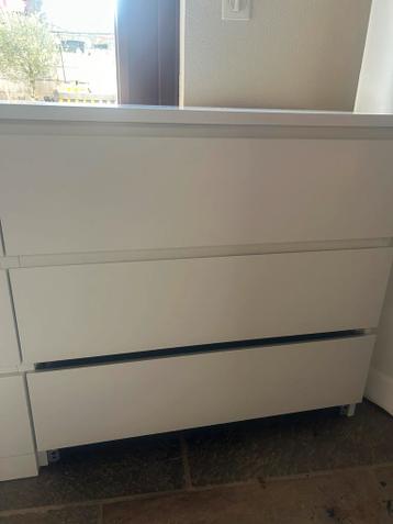 IKEA Malm ladekast – 6 lades, wit - afbeelding 2