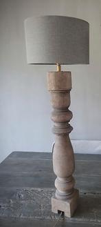 Aura peeperkorn balusterlamp met lampenkap kleur herfst!!, Huis en Inrichting, Lampen | Tafellampen, Ophalen, 50 tot 75 cm, Sober landelijk