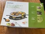 Gourmet en steengrill van Blokker, Witgoed en Apparatuur, Gourmetstellen, Ophalen of Verzenden, Zo goed als nieuw, 8 personen of meer