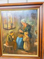 Schilderij ties van lieshout, Antiek en Kunst, Ophalen of Verzenden