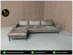 GRATIS LEVERING Loungebank Antraciet 295x160 REFURBISHED, 250 tot 300 cm, Stof, Hoekbank, Ophalen of Verzenden