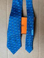 Hermes thin tie navy blue, Kleding | Heren, Stropdassen, Blauw, Ophalen of Verzenden, Zo goed als nieuw